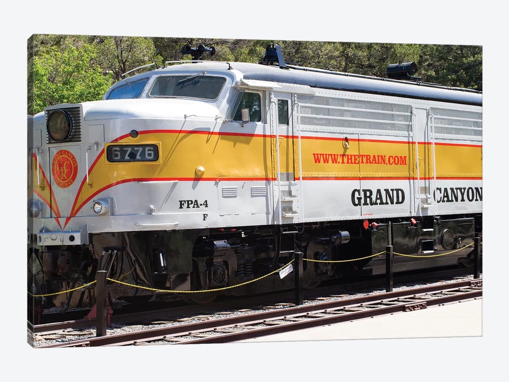 Train On Railroad Track, Grand Canyon Railway, Grand Canyon National Park, Arizona, USA by Panoramic Images 1-piece Canvas Print
