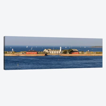 Trekroner Fort Seen From Copenhagen Harbor, Copenhagen, Denmark Canvas Print #PIM14987} by Panoramic Images Canvas Print