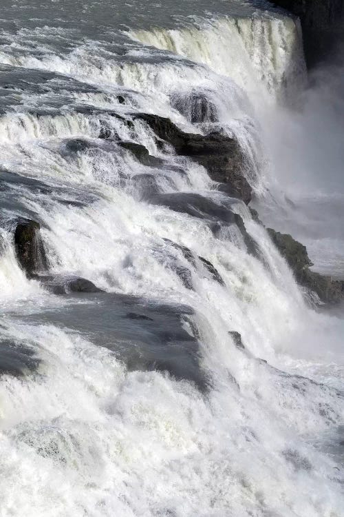 View Of Gullfoss Falls On The Hvita River, Iceland