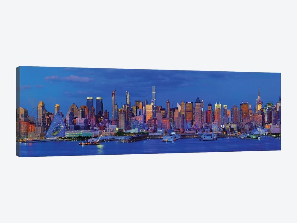 View Of Manhattan Skyline, New York City, New York State, USA I by Panoramic Images 1-piece Canvas Art