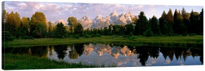 Grand Teton Park, Wyoming, USA Canvas Art Print - Mountain Art