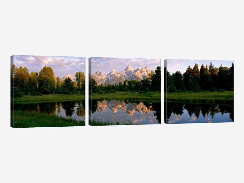 Grand Teton Park, Wyoming, USA by Panoramic Images 3-piece Canvas Artwork