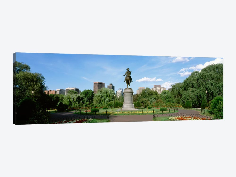 George Washington Equestrian Statue, Boston Public Garden, Boston, Massachusetts, USA by Panoramic Images 1-piece Art Print