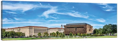 View Of National Museum Of African American History And Culture, Washington D.C., USA Canvas Art Print - Washington D.C. Art
