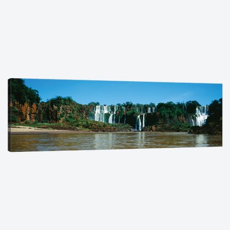 Waterfall In A Forest, Iguacu Falls, Iguacu National Park, Argentina I Canvas Print #PIM15018} by Panoramic Images Canvas Art Print