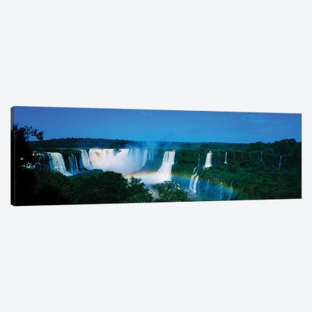 Waterfall In A Forest, Iguacu Falls, Iguacu National Park, Argentina II Canvas Print #PIM15019} by Panoramic Images Canvas Print