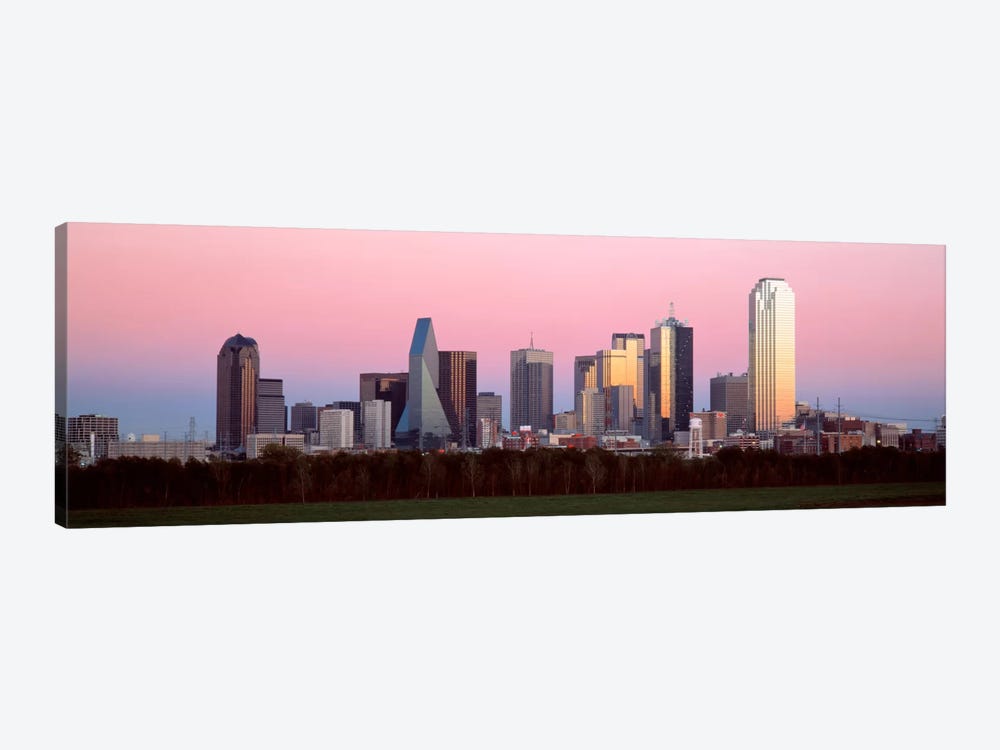 Twilight, Dallas, Texas, USA by Panoramic Images 1-piece Canvas Wall Art