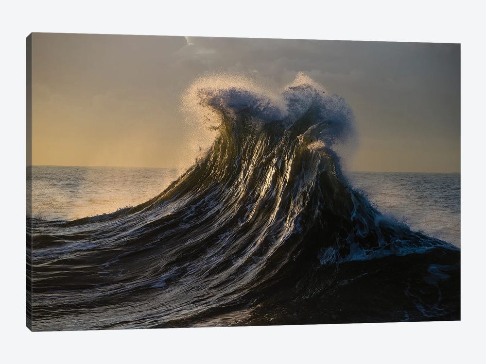 Waves In The Pacific Ocean At Dusk, San Pedro, Los Angeles, California, USA I by Panoramic Images 1-piece Canvas Artwork