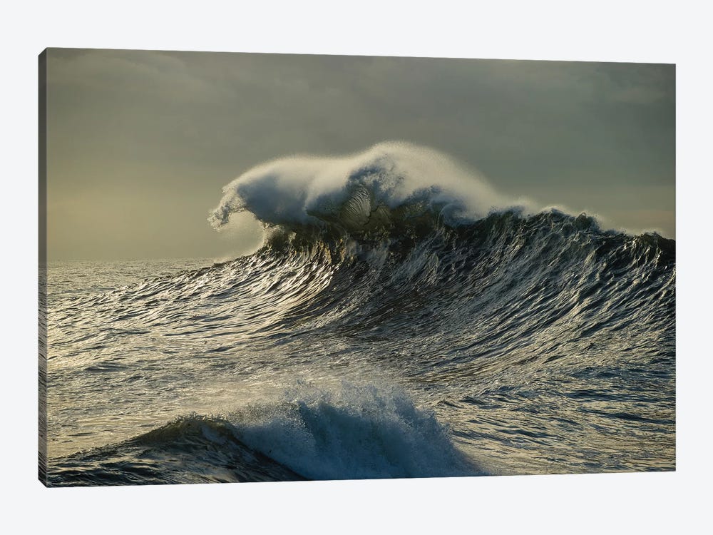 Waves In The Pacific Ocean At Dusk, San Pedro, Los Angeles, California, USA III by Panoramic Images 1-piece Canvas Artwork
