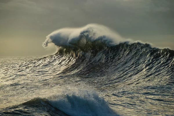 Los Angeles: Waves In The Pacific Ocean At Dusk, San Pedro, Los Angeles, California, USA III by Panoramic Images