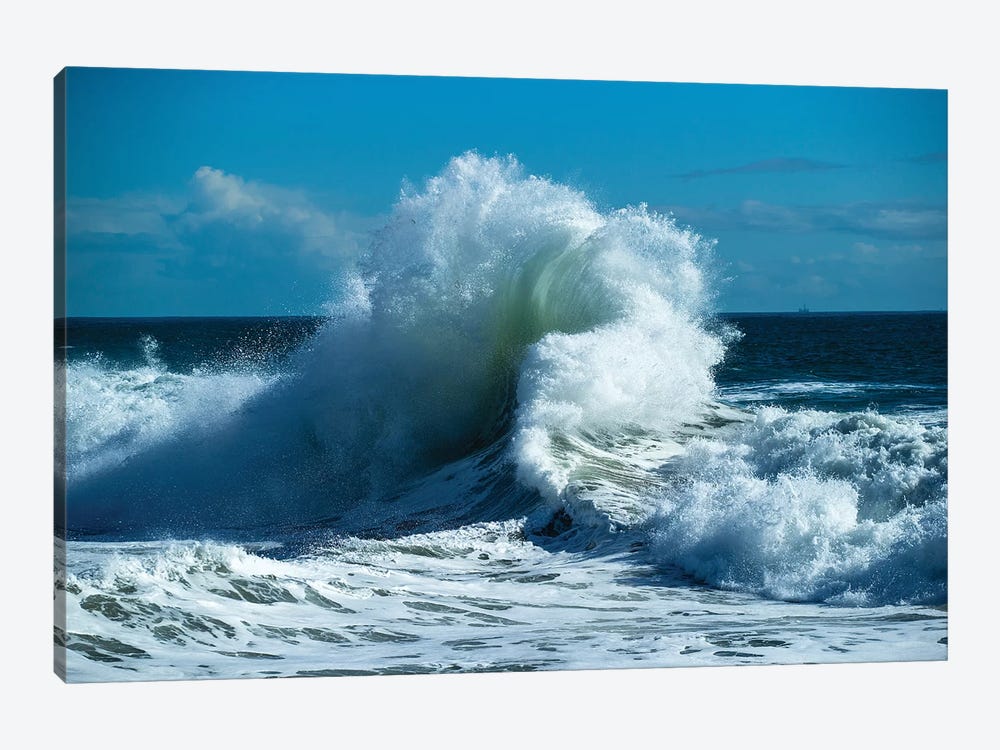 Waves In The Pacific Ocean At Dusk, San Pedro, Los Angeles, California, USA VII by Panoramic Images 1-piece Canvas Art Print