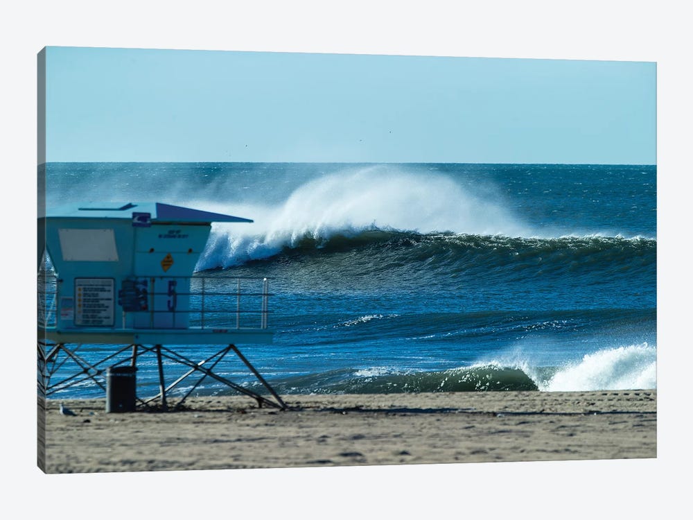 Waves In The Pacific Ocean, Huntington Beach, Orange County, California, USA by Panoramic Images 1-piece Art Print