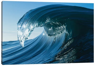 Waves In The Pacific Ocean, Laguna Beach, California, USA I Canvas Art Print - Surfing Art