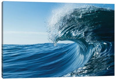 Waves In The Pacific Ocean, Laguna Beach, California, USA II Canvas Art Print - Surfing Art
