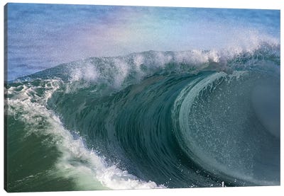 Waves In The Pacific Ocean, Newport Beach, Orange County, California, USA I Canvas Art Print - Surfing Art
