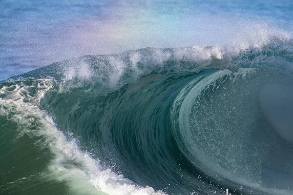 Newport Beach: Waves In The Pacific Ocean, Newport Beach, Orange County, California, USA I by Panoramic Images
