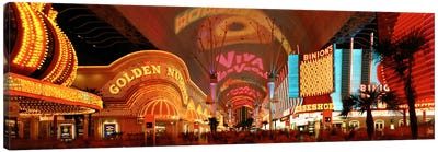 Fremont Street Experience Las Vegas NV USA Canvas Art Print - Gambling