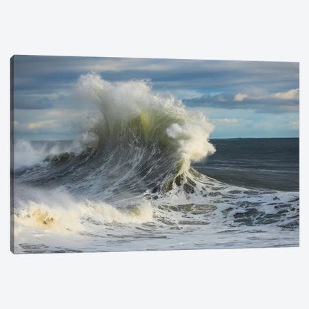 Waves In The Pacific Ocean, San Pedro, Los Angeles, California, USA I Canvas Print #PIM15051} by Panoramic Images Art Print
