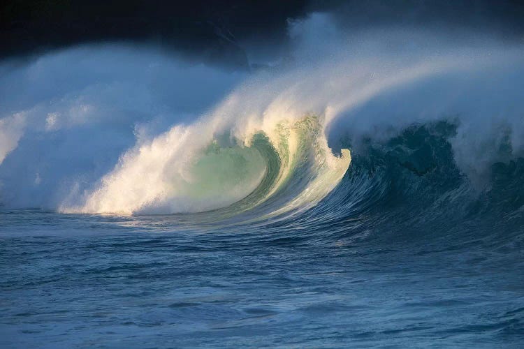 Waves Splashing On Beach, Hawaii, USA