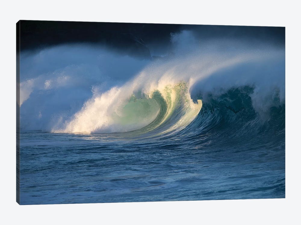 Waves Splashing On Beach, Hawaii, USA by Panoramic Images 1-piece Canvas Wall Art