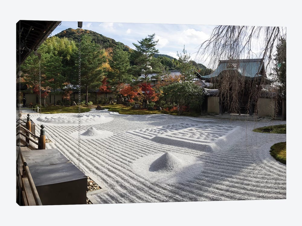 Zen Garden At Kodaiji Temple, Kyoti Prefecture, Japan by Panoramic Images 1-piece Canvas Print
