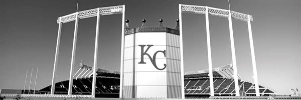 Kansas City: Baseball Stadium, Kauffman Stadium, Kansas City, Missouri, USA by Panoramic Images