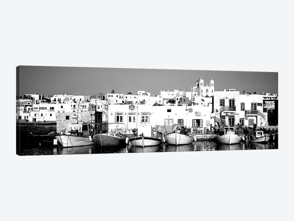 Boats At The Waterfront, Paros, Cyclades Islands, Greece by Panoramic Images 1-piece Art Print