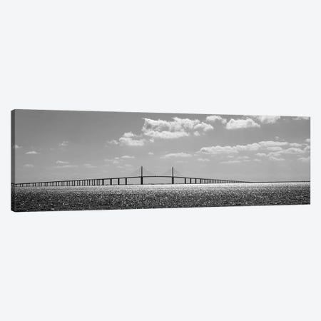 Bridge Across A Bay, Sunshine Skyway Bridge, Tampa Bay, Florida, USA Canvas Print #PIM15089} by Panoramic Images Canvas Art