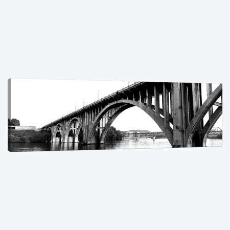 Bridge Across River, Henley Street Bridge, Tennessee River, Knoxville, Knox County, Tennessee, USA Canvas Print #PIM15091} by Panoramic Images Canvas Art Print