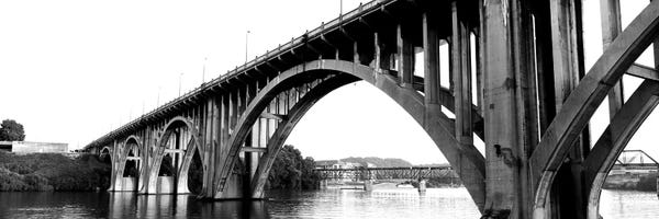 Knoxville: Bridge Across River, Henley Street Bridge, Tennessee River, Knoxville, Knox County, Tennessee, USA by Panoramic Images
