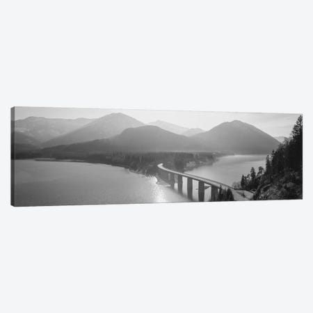 Bridge Over Sylvenstein Lake, Bavaria, Germany Canvas Print #PIM15095} by Panoramic Images Canvas Art