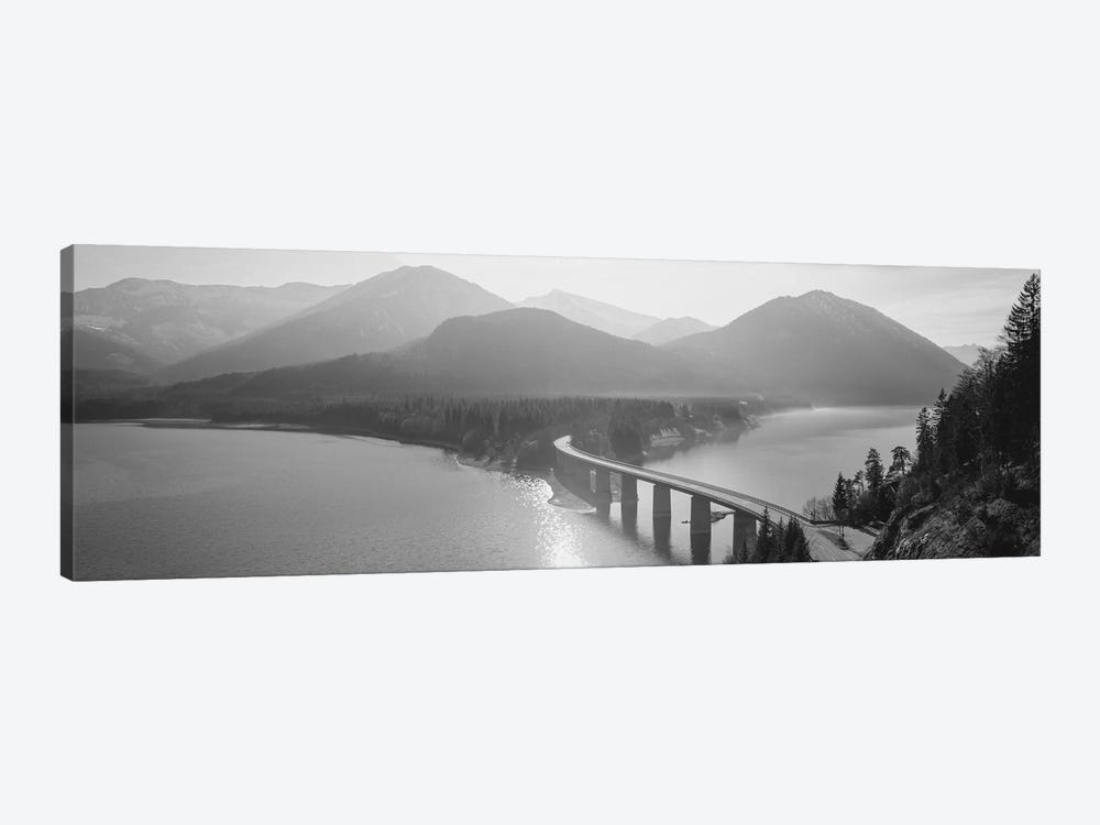 Bridge Over Sylvenstein Lake, Bavaria, Germany by Panoramic Images 1-piece Canvas Art
