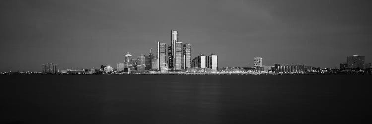 Buildings At Waterfront, Detroit, Michigan, USA