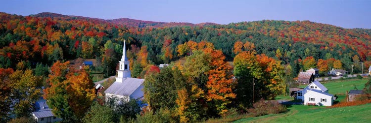 Autumn New England Landscape, Vermont, USA