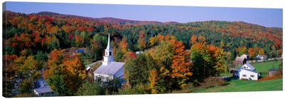 Autumn New England Landscape, Vermont, USA Canvas Art Print - Vermont Art