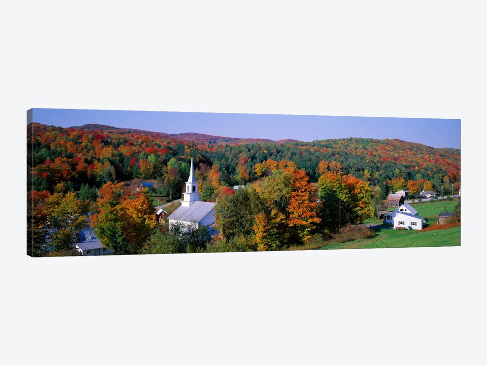 Autumn New England Landscape, Vermont, USA by Panoramic Images 1-piece Canvas Art Print