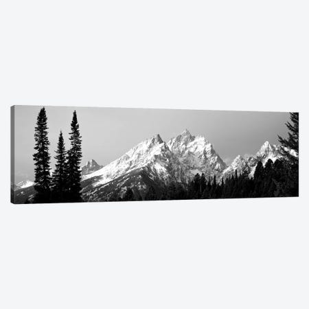 Cathedral Group Grand Teton National Park WY Canvas Print #PIM15108} by Panoramic Images Canvas Print