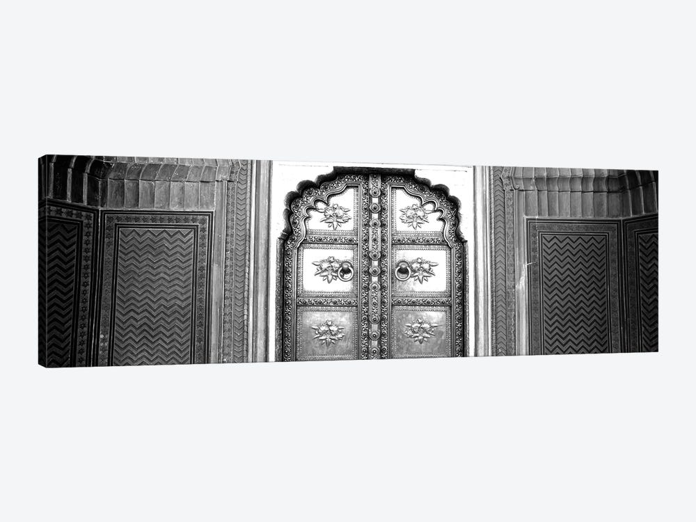 Close-Up Of A Closed Door Of A Palace, Jaipur City Palace, Jaipur, Rajasthan, India by Panoramic Images 1-piece Canvas Artwork