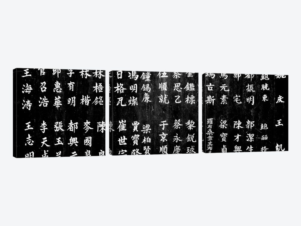 Close-Up Of Chinese Ideograms, Beijing, China by Panoramic Images 3-piece Art Print