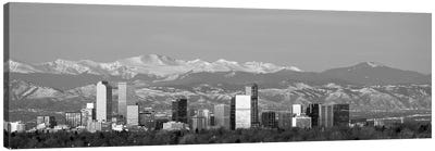 Denver, Colorado, USA Canvas Art Print - Black & White Photography