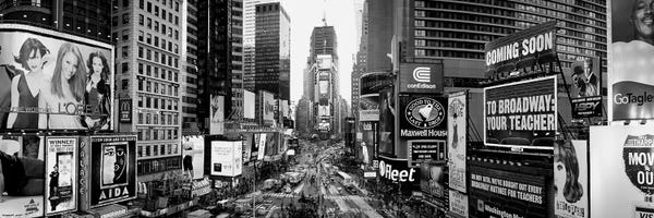 Broadway & Musicals: Dusk, Times Square, NYc, New York City, New York State, USA by Panoramic Images
