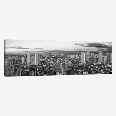Elevated View Of Skylines In A City, Makati, Metro Manila, Manila, Philippines Canvas Print #PIM15126} by Panoramic Images Canvas Artwork