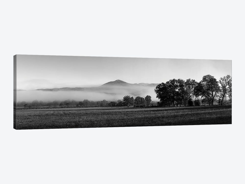 Fog Over Mountain, Cades Cove, Great Smoky Mountains National Park, Tennessee, USA 1-piece Canvas Print