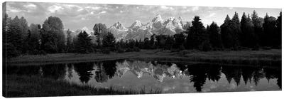 Grand Teton Park, Wyoming, USA II Canvas Art Print - Black & White Photography