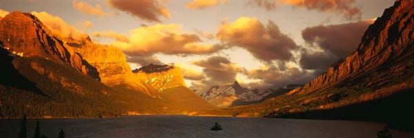 Montana: Saint Mary Lake & Lewis Range, Glacier Bay National Park, Montana, USA by Panoramic Images