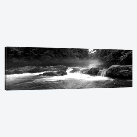 Vast Landscape In B&W, Great Smoky Mountains National P - Canvas Print