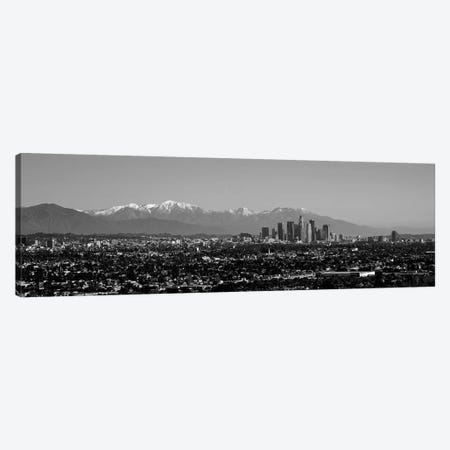 High-Angle View Of A City, Los Angeles, California, USA Canvas Print #PIM15142} by Panoramic Images Art Print