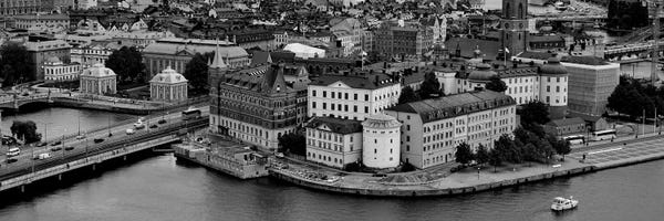 Sweden: High-Angle View Of A City, Stockholm, Sweden by Panoramic Images