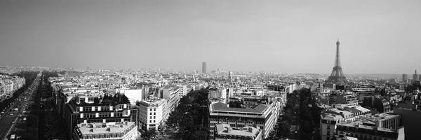 Paris Photography: High-Angle View Of A Cityscape, Paris, France by Panoramic Images
