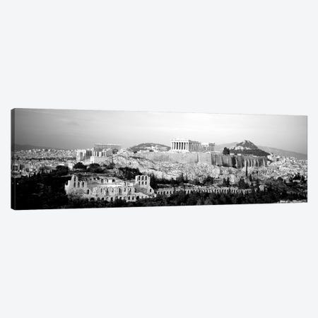 High-Angle View Of Buildings In A City, Acropolis, Athens, Greece Canvas Print #PIM15147} by Panoramic Images Canvas Artwork